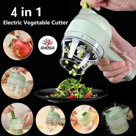 4 in 1 Electric Handheld Chopper – Quick & Easy Kitchen Cutting