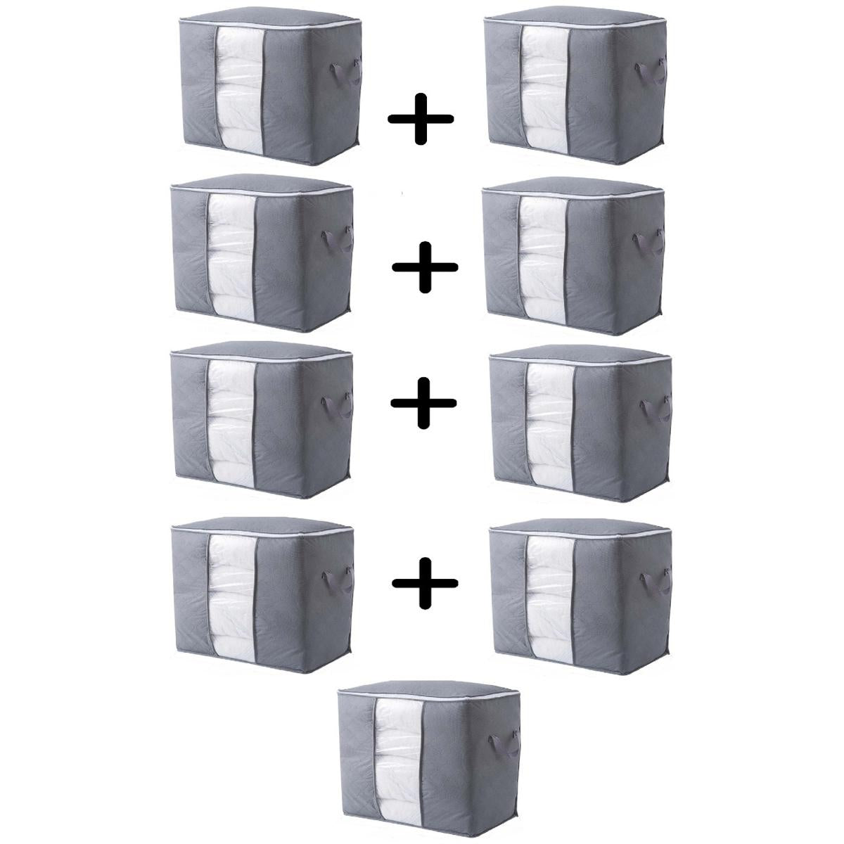 Foldable Clothes Storage Box with Transparent Window