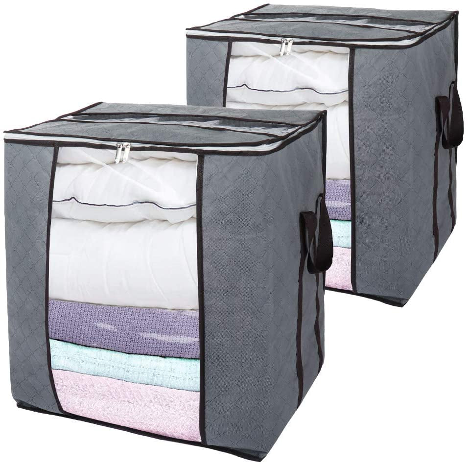 Foldable Clothes Storage Box with Transparent Window