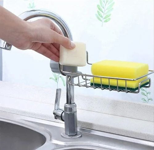 Sponge Holder for Kitchen Stainless Steel | Sink Caddy