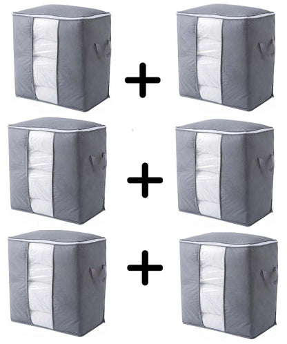 Foldable Clothes Storage Box with Transparent Window