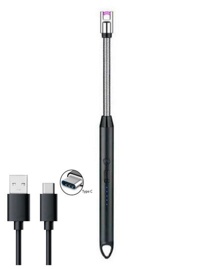Rechargeable Electric Arc Lighter with Flexible Neck
