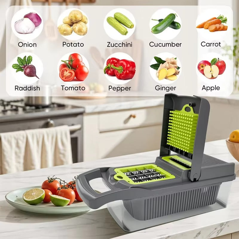 16 in 1 Vegetable Chopper , Slicer & Cutter