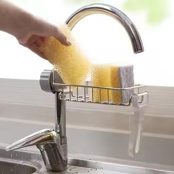 Adjustable Sponge Holder for Kitchen Stainless Steel