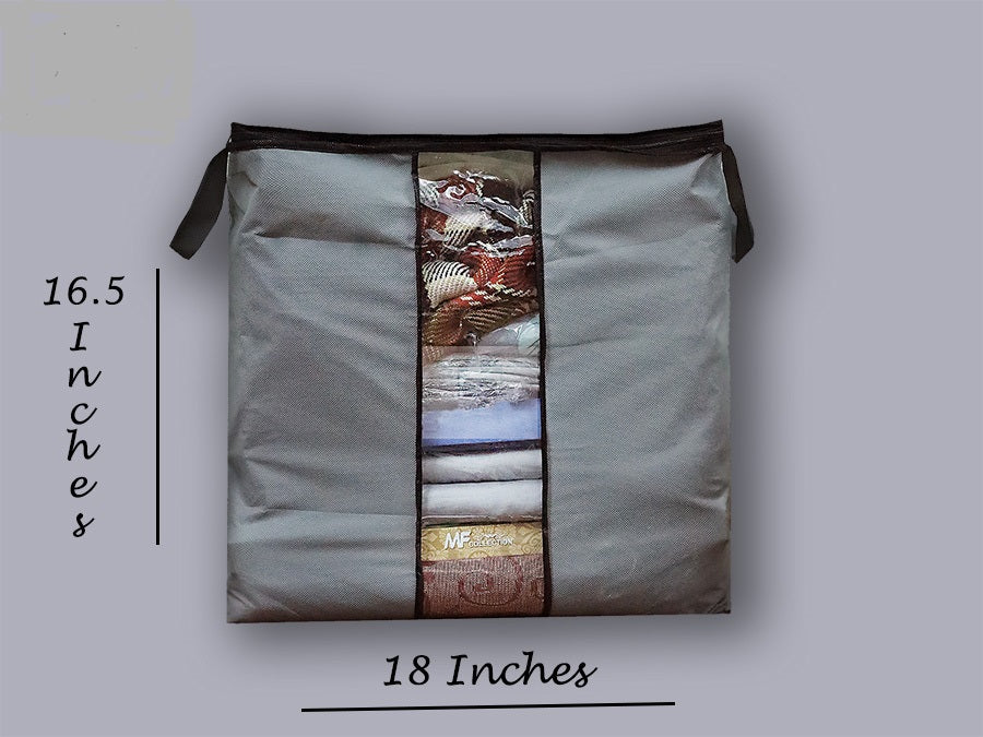 Foldable Clothes Storage Box with Transparent Window