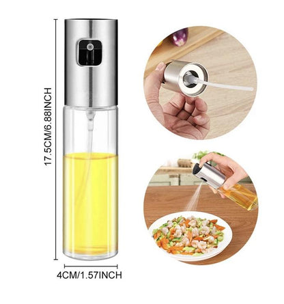 Glass Oil Spray Bottle – Olive Oil Sprayer for Cooking