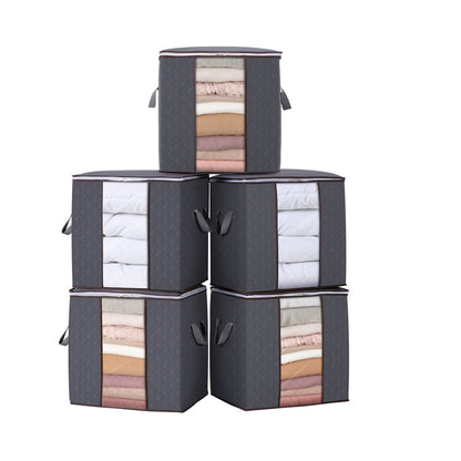 Foldable Clothes Storage Box with Transparent Window