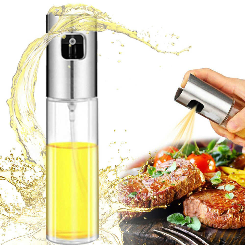 Glass Oil Spray Bottle – Olive Oil Sprayer for Cooking