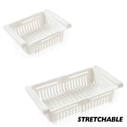 Fridge Plastic Storage Box with Lid & Drain Tray