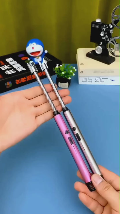 Rechargeable Electric Arc Lighter with Flexible Neck