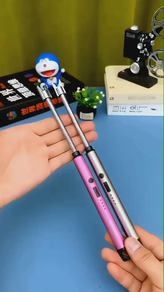 Rechargeable Electric Arc Lighter with Flexible Neck